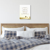 Muurdecoratie gedicht canvas afdruk (Insitu (Slaapkamer))