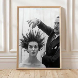 Muurdecoratie voor een slechte haardag, Grappige p Poster