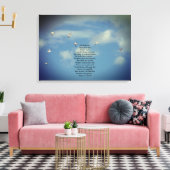  MUURDOEK OUDE ZEEMAN GEDICHT STIJL  CANVAS AFDRUK (Insitu (Woonkamer))