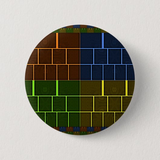 Muurdoek Ronde Button 5,7 Cm (Voorkant)
