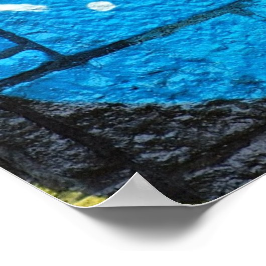 muurgraffiti-poster poster (Hoek)