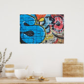 muurgraffiti-poster poster (Keuken)