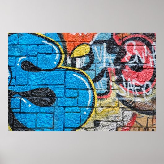 muurgraffiti-poster poster (Voorkant)