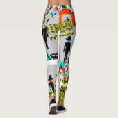 Muurgraffiti uit 1980 leggings (Achterkant)