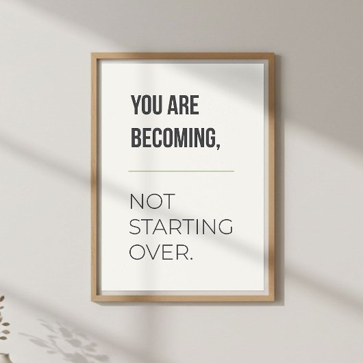 Muurgroei Mindset Kunst. Inspirerende Citaten Poster