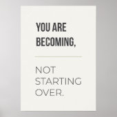 Muurgroei Mindset Kunst. Inspirerende Citaten Poster (Voorkant)