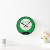 Muurhangen, t-shirt tijd ronde klok (Huis)