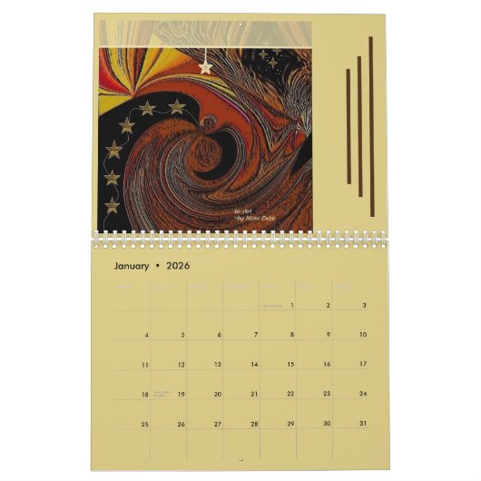 Muurkalender "Designer's Gallery" Kalender (Jan 2026)
