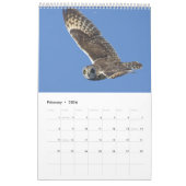 Muurkalender voor 2017 voor struikvogels kalender (Feb 2026)
