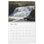 Muurkalender voor favoriete vallende wateren kalender (Mar 2026)