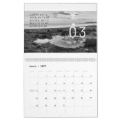 Muurkalender - Zwart-wit Landschapsfoto's Kalender (Mar 2027)
