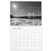 Muurkalender - Zwart-wit Landschapsfoto's Kalender (Jan 2027)