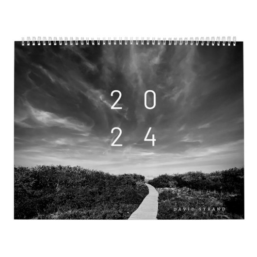 Muurkalender - Zwart-wit Landschapsfoto's Kalender (Hoes)