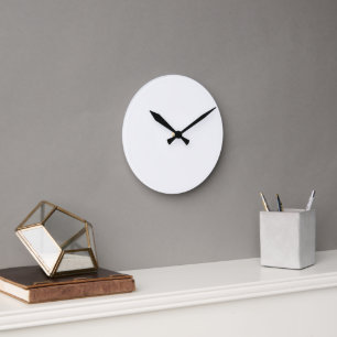 Muurklok, 8" Rond Acryl Ronde Klok
