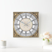 Muurklok Big Ben Display Vierkante Klok (Huis)