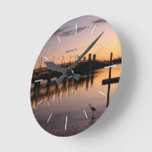 Muurklok - Bridge of Lions, St. Augustine, FL Ronde Klok (Hoek)