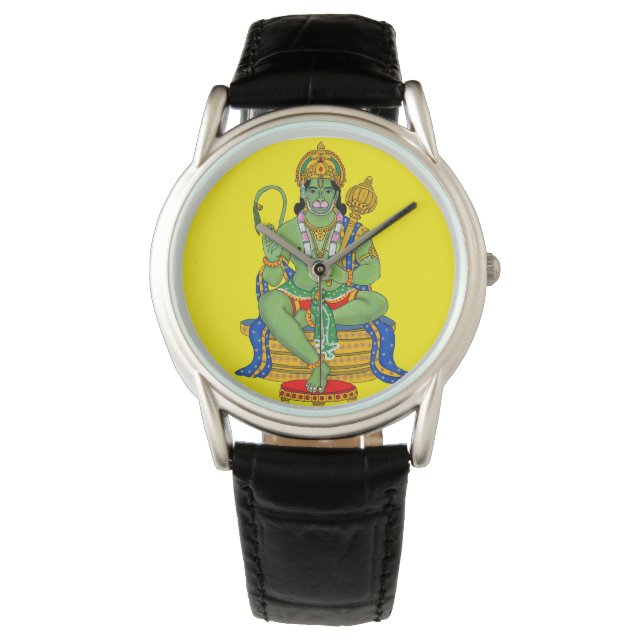 Muurklok Heer Hanuman Horloge (Voorkant)