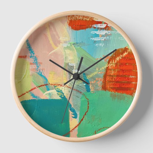 Muurklok in Playground Design (Voorkant)