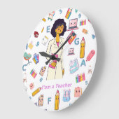 Muurklok leraar grote klok (Hoek)