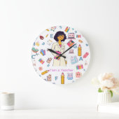 Muurklok leraar grote klok (Huis)