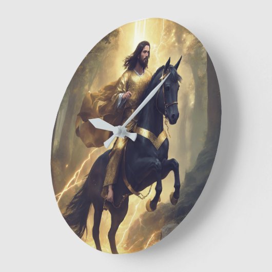 Muurklok met Afbeelding Grote Klok (Hoek)