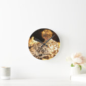 Muurklok met Duitse Spitzhauben-kip Ronde Klok (Huis)