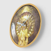 Muurklok met het goddelijke afbeelding Pearl de Wi Grote Klok (Hoek)