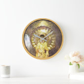 Muurklok met het goddelijke afbeelding Pearl de Wi Grote Klok (Huis)