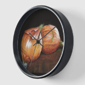 Muurklok twee uien (Hoek)