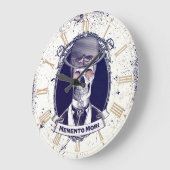  muurklok van Memento Mori Grote Klok (Hoek)