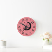 Muurklok voor airy en Crescent Moon Ronde Klok (Huis)