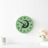 Muurklok voor airy en Crescent Moon Ronde Klok (Huis)