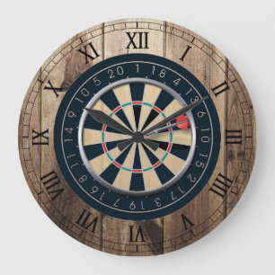 muurklok voor dart board grote klok