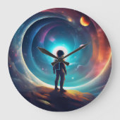 Muurklok voor dromer grote klok (Voorkant)