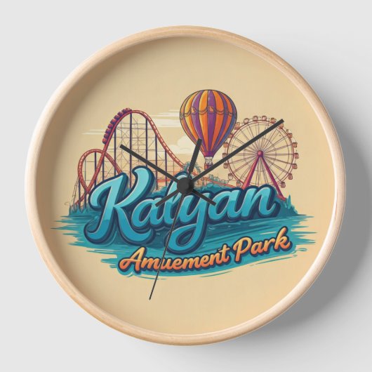 MuurklokKalyan Amusement Park: (Voorkant)