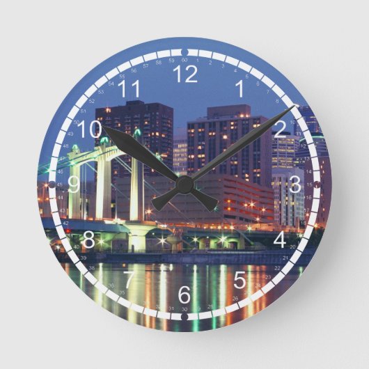 Muurklokken van Minnesota Ronde Klok (Voorkant)