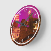 Muurklokken van Minnesota Ronde Klok (Hoek)