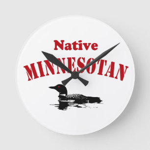 Muurklokken van Minnesota Ronde Klok