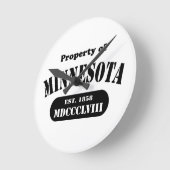 Muurklokken van Minnesota Ronde Klok (Hoek)