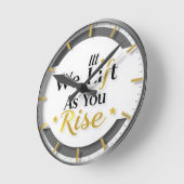 Muurklokken - We tillen terwijl we stijgen Ronde Klok (Hoek)