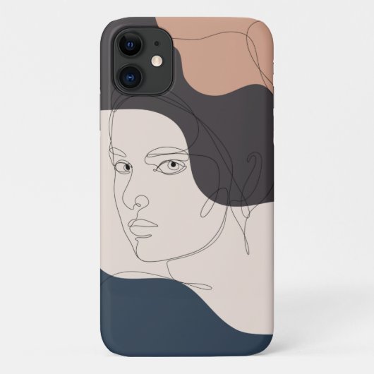 Muurkunst Boho Kunst Vrouw Lijnkunst Creatief    Case-Mate iPhone Case (Achterkant)