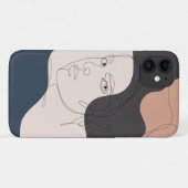 Muurkunst Boho Kunst Vrouw Lijnkunst Creatief    Case-Mate iPhone Case (Achterkant (horizontaal))