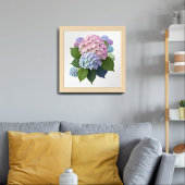 Muurkunst Botanische Hortensia's Floral Poster