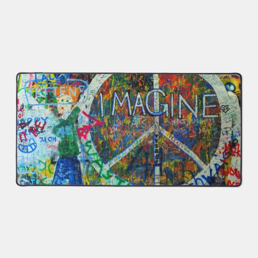 muurkunst bureaumat (Voorkant)