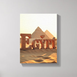Muurkunst & Decor Egypte Canvas Afdruk
