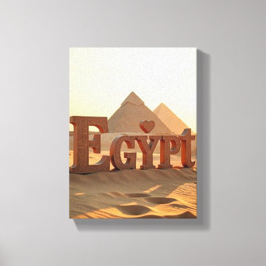 Muurkunst & Decor Egypte Canvas Afdruk (Voorkant)