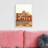 Muurkunst & Decor Egypte Canvas Afdruk (Insitu (Woonkamer))