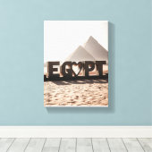 Muurkunst & Decor Egypte Canvas Afdruk (Insitu (Houten vloer))