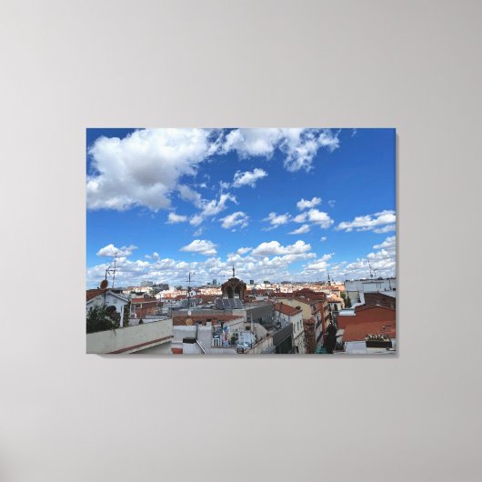 Muurkunst Madrid Canvas Afdruk (Voorkant)