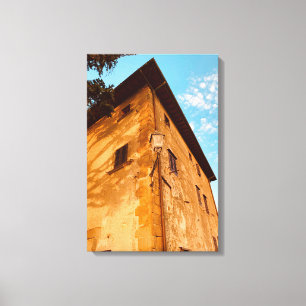 Muurkunst op Canva - Panzano in Chianti, TOSCANE Canvas Afdruk